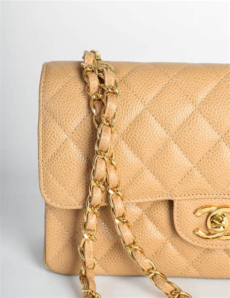 chanel classic mini chain|chanel mini flap bag beige.